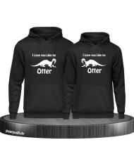 I love u like no Otter schwarz