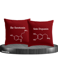 Ihr Serotonin und sein Dopamin rot