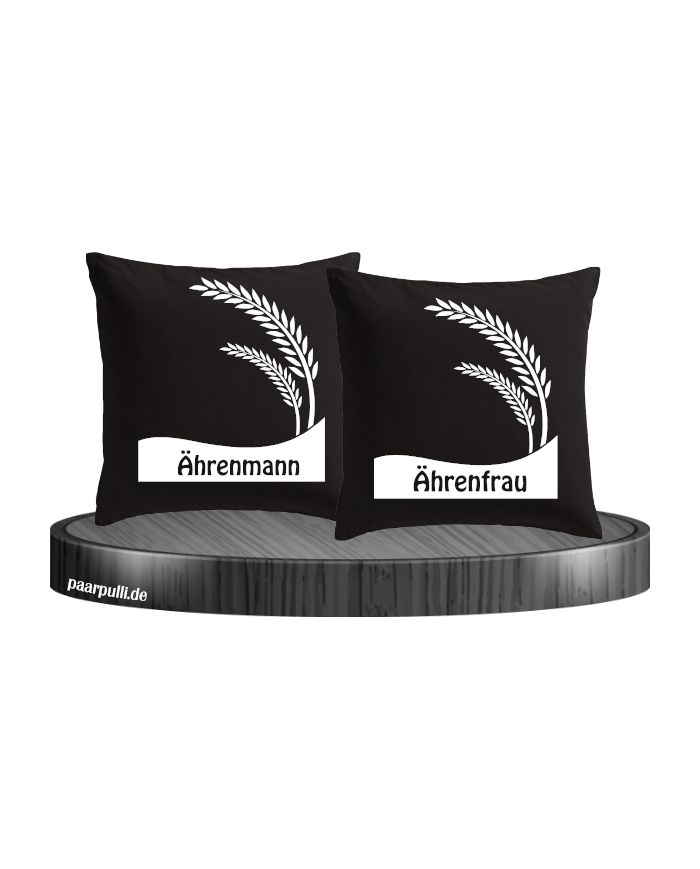 Ährenmann und Ährenfrau schwarz