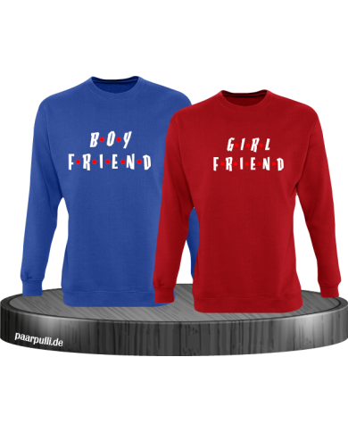 Boyfriend & Girlfriend blau rot Boyfriend & Girlfriend blau rot