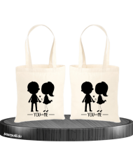 You and Me Jutebeutel