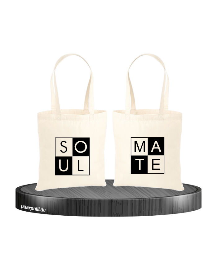 Soulmate Partnerlook Jutebeutel