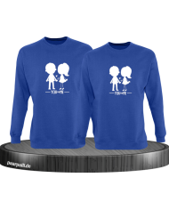 You and Me Sweatshirt Set blau