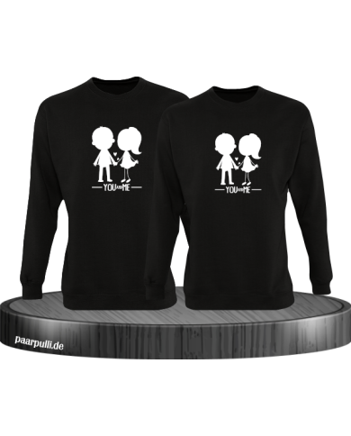 You and Me Sweatshirt Set schwarz You and Me Sweatshirt Set schwarz