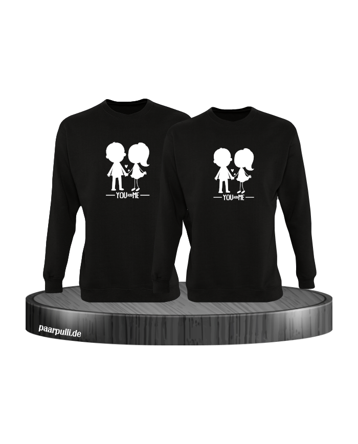 You and Me Sweatshirt Set schwarz