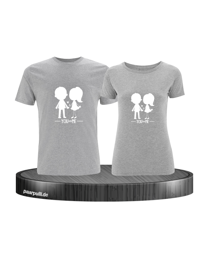You and Me Sweatshirt Set grau