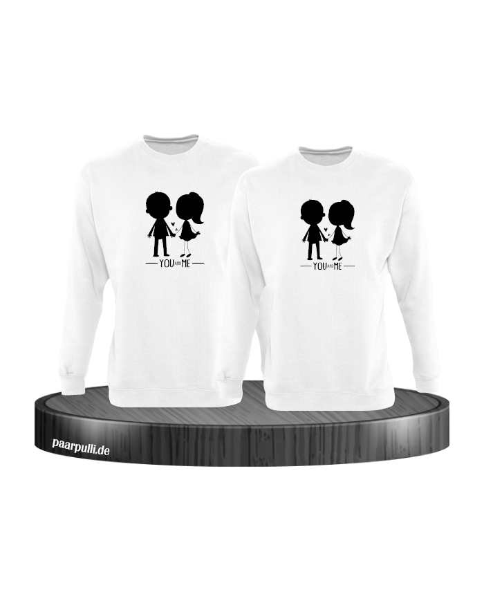 You and Me Sweatshirt Set weiß