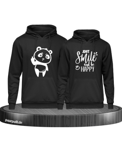 Just Smile and be Happy schwarz Just Smile and be Happy schwarz