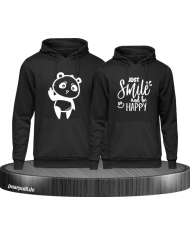 Just Smile and be Happy schwarz