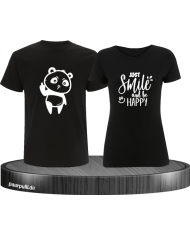 Just Smile and be Happy schwarz