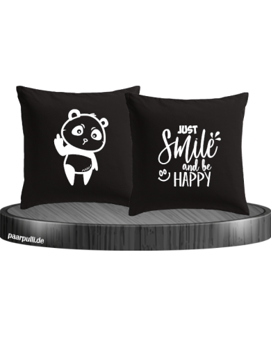 Just Smile and be Happy schwarz Just Smile and be Happy schwarz