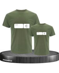 Strg C und Strg V im Button Design khaki