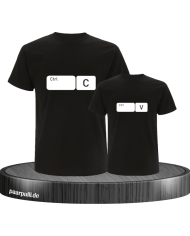 Strg C und Strg V im Button Design schwarz