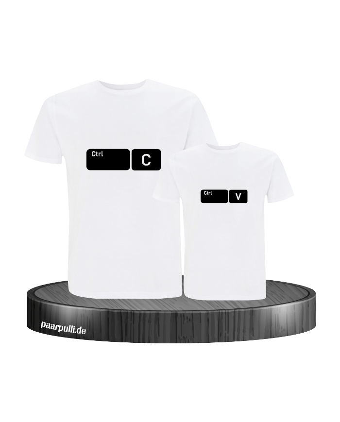 Strg C und Strg V im Button Design weiß