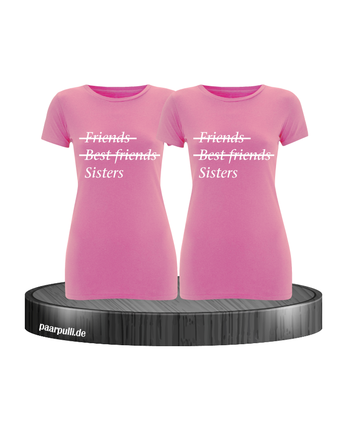 Friends, Best Friends und Sisters rosa