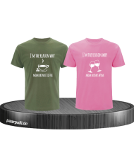 I'm the reason why Mom drinks... Geschwister T-Shirts