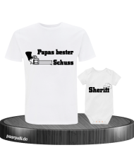 Papas bester Schuss und Sheriff weiß