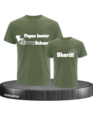 Papas bester Schuss und Sheriff  khaki