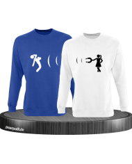 Ich magnetisiere dich blau weiß