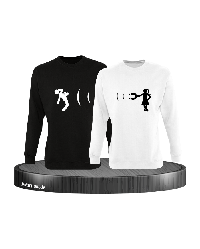 Ich magnetisiere dich schwarz weiß