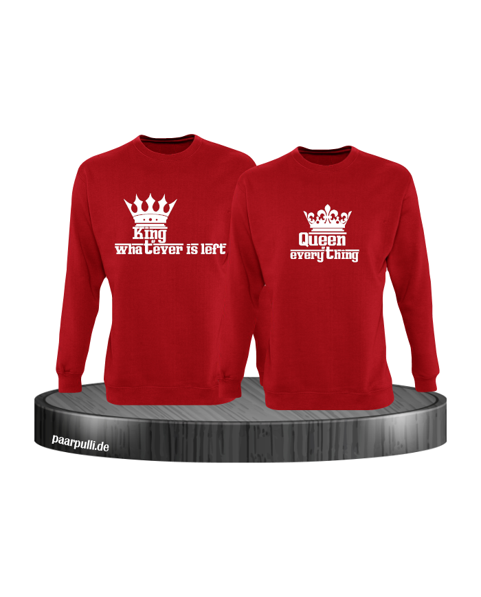 Queen of everything and King of everything that's left rot