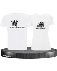Queen of everything and King of everything that's left Couple T-Shirt