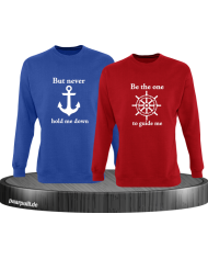 Be the one to guide me but never hold me down blau rot