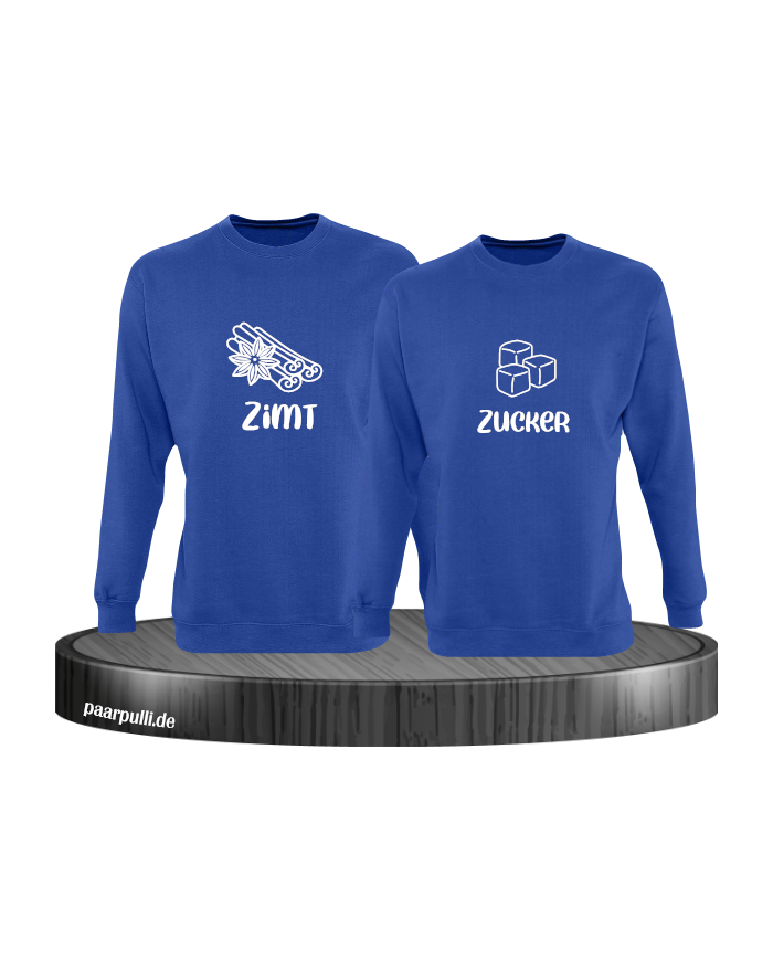 Zimt und Zucker blau