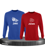 Zimt und Zucker blau rot