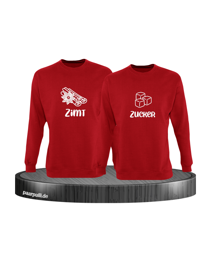 Zimt und Zucker rot