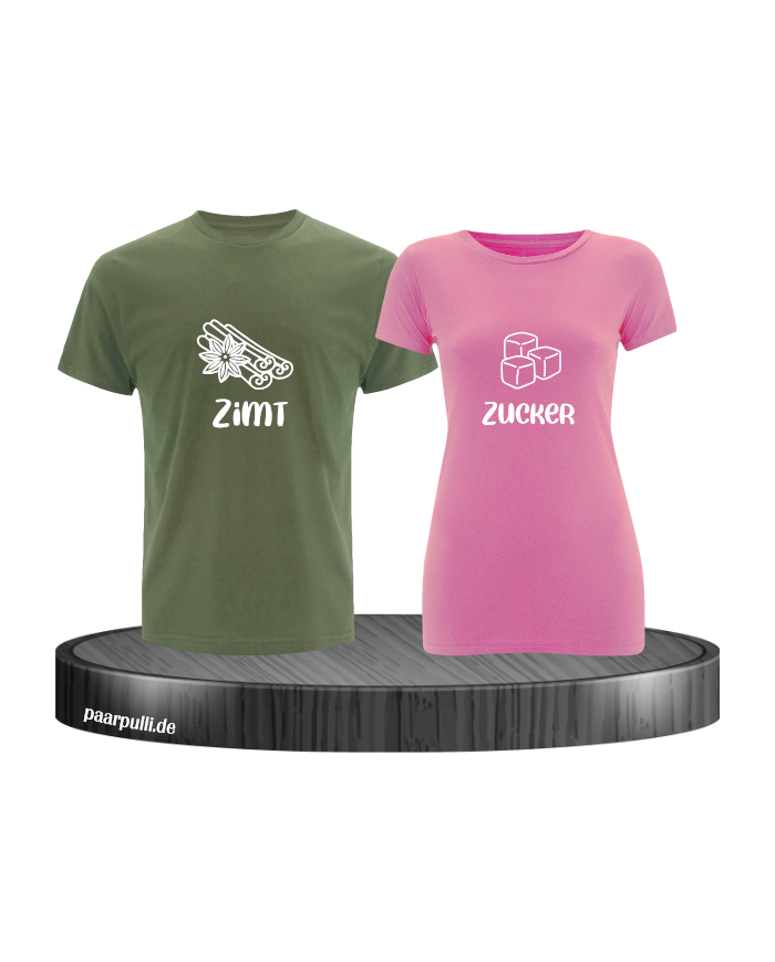 Zimt und Zucker khaki rosa