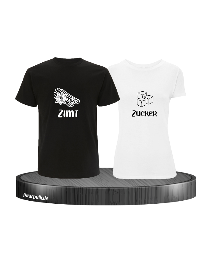 Zimt und Zucker schwarz weiß