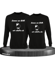 Komme was Wolle schwarz