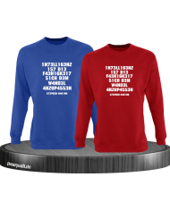 Stephen Hawking Couple Sweatshirt