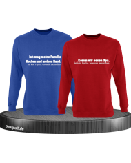 Verwende Satzzeichen blau rot