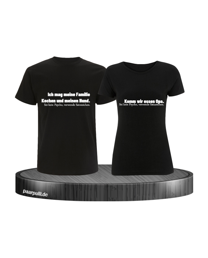 Verwende Satzzeichen schwarz