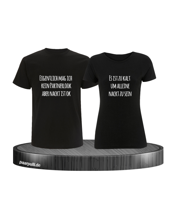 Eigentlich mag ich kein Partnerlook schwarz