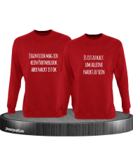 Eigentlich mag ich kein Partnerlook rot