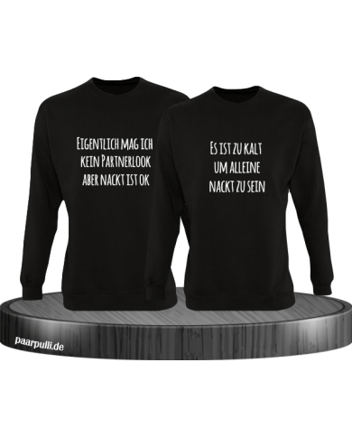 Eigentlich mag ich kein Partnerlook schwarz Eigentlich mag ich kein Partnerlook schwarz