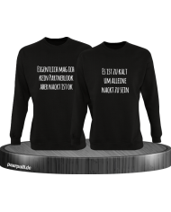 Eigentlich mag ich kein Partnerlook schwarz
