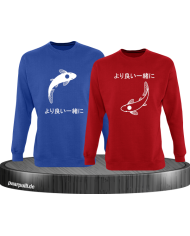 Besser zusammen mit Koi blau rot