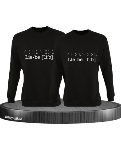 Ich liebe dich in Blindenschrift schwarz Ich liebe dich in Blindenschrift schwarz