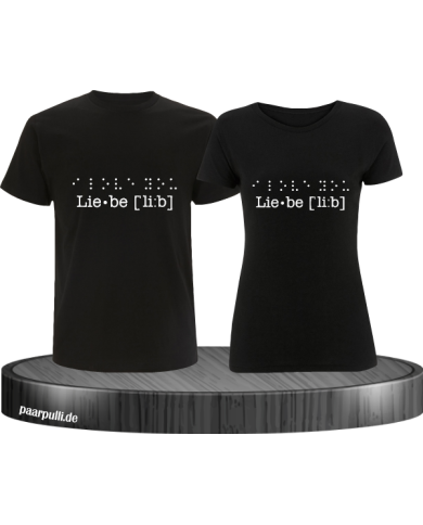 Ich liebe dich in Blindenschrift schwarz Ich liebe dich in Blindenschrift schwarz