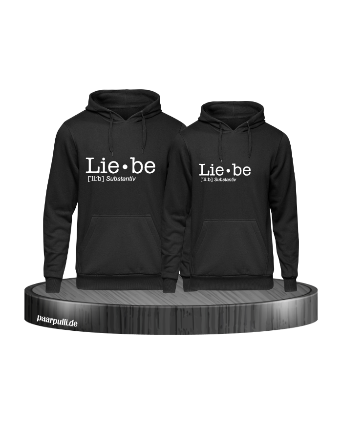 Liebe Definition Couple Hoodie