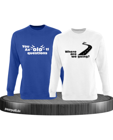 You Axolotl questions blau weiß You Axolotl questions blau weiß