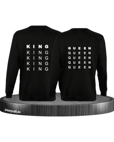 King und Queen untereinander schwarz King und Queen untereinander schwarz