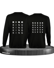 King und Queen untereinander schwarz