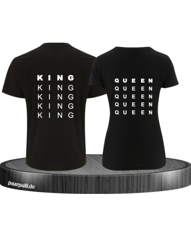 King und Queen untereinander schwarz King und Queen untereinander schwarz