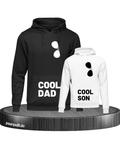 Cool Dad und Cool Son Vater Sohn Partnerlook Hoodies