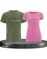 Römisch Wunschdatum khaki rosa